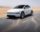Az új 2026-os Tesla Model Y Pearl White többrétegű színben (Kép forrása: Tesla)