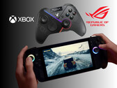 Asus ROG Xbox Ally X kézi játék PC és ROG Raikiri Pro kontroller (Kép forrása: Xbox Gaming, Asus, szerkesztéssel)