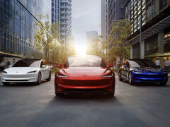 A 2026-os Model 3 már az elülső lökhárító kamerájával rendelkezik. (Kép forrása: Tesla)