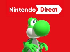 Yoshi a Nintendo Direct logó alatt (Kép forrása: Nintendo of America szerkesztéssel)