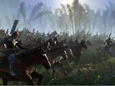 A Total War: Shogun 2 című játékból származó kép, amelyen egy hadsereg látható.