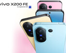Az X200 FE június 23-án kerül forgalomba. A képen: a telefon különböző színekben. (Kép forrása: Vivo)