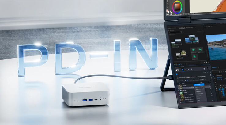 A Minisforum AI X1 sok modern mini-PC-vel ellentétben az USB4 portjain keresztül is táplálható. (Kép forrása: Minisforum)