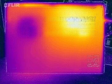 Felületi hőmérsékleti stresszvizsgálat (alul)