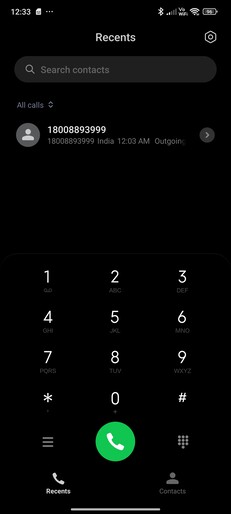 HyperOS Phone tárcsázó
