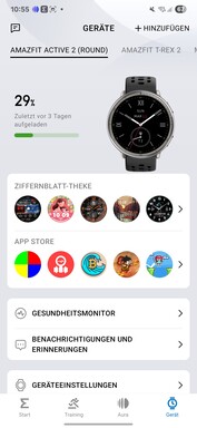 Amazfit Active 2 alkalmazás