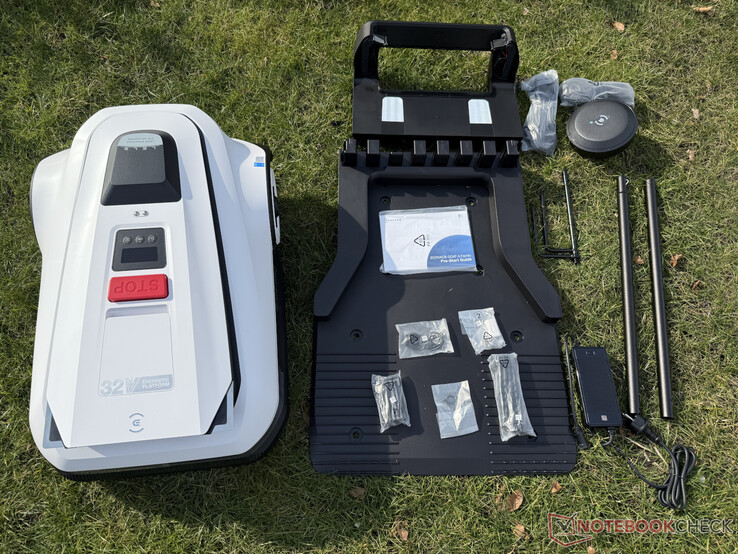 Az Ecovacs Goat A1600 RTK szállítási terjedelme