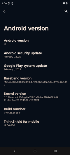 Motorola Moto G15 szoftver