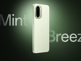 A OnePlus 15R a Mint Breeze színben. (Kép forrása: OnePlus)