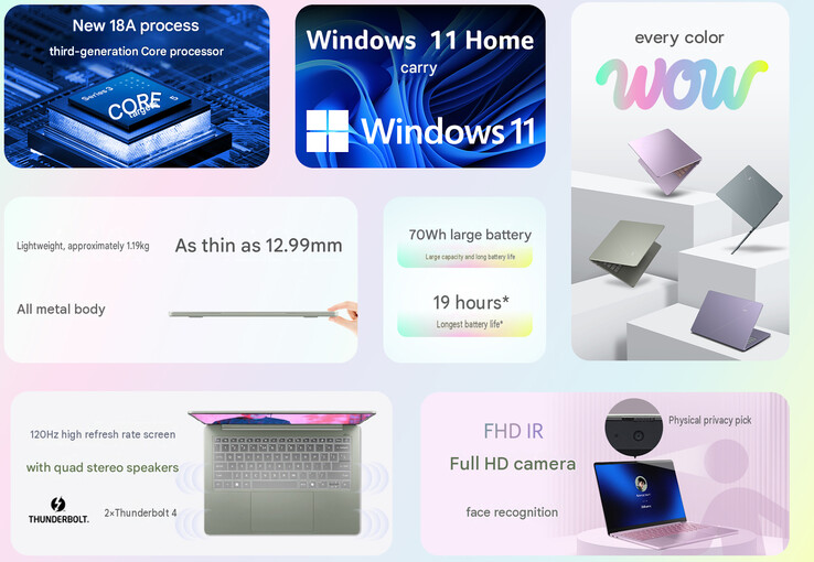 A laptop legfontosabb jellemzői (gépi fordítás)