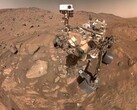 A NASA Perseverance marsjárója (Kép forrása: NASA, JPL-Caltech és MSSS; képkivágás)