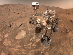 A NASA Perseverance marsjárója (Kép forrása: NASA, JPL-Caltech és MSSS; képkivágás)