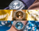 Alulról felfelé: Casio GA2100BM-7A2, GA2100BM-7A5 és GA2100BM-7A8. (Kép forrása: Casio)