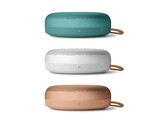 A Bang &amp; Olufsen Beosound A1 3rd Gen úgy néz ki, mint az előző generáció. Képeken: A Bluetooth hangszóró mindhárom színváltozata. (Kép forrása: Bang &amp; Olufsen)