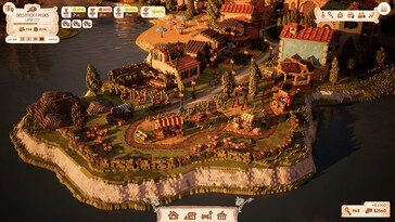 A képen: A Town to City játékmenetéről készült screenshot.