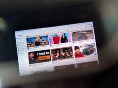 A kivetített kijelző közeli nézete