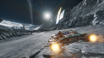 A képen a STAR WARS: Galactic Racer játékmenetéből készült képernyőkép látható.