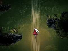 Egy részlet a Hollow Knight Silksong bemutatkozó traileréből (Kép forrása: Team Cherry YT)