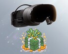 A fenti képen a Valve Steam Frame látható egy halom készpénz mellett