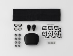 A dobozban négyféle méretű habszivacs hegy, két stabilizáló uszony és a fejpánt található a szkennerekhez (Kép forrása: Final)