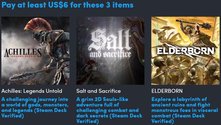 Dekoratív kép. 6 dollár befizetésével 3 játékot kapsz (Kép forrása: Humble Bundle)