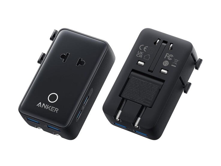 Anker Nano utazási adapter (5 az 1-ben, 20W) (EU verzió)