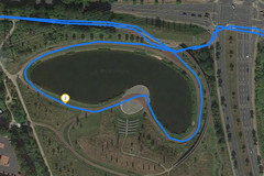 GPS Garmin Edge 500 - lake