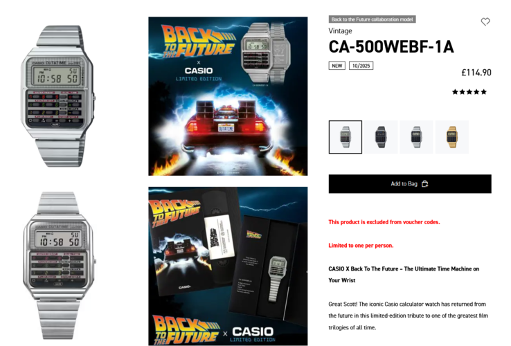 (Kép forrása: Casio UK)