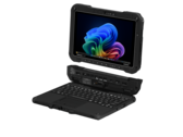 A Panasonic Toughbook G3 levehető billentyűzetével