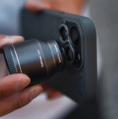 A lencsét úgy tervezték, hogy illeszkedjen a ShiftCam kameratok iPhone-hoz (Kép forrása: ShiftCam)