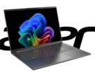 Az Aspire 16 AI laptopok Intel és AMD változatai akár 16 hüvelykes OLED WUXGA+ panellel rendelkeznek, míg a Qualcomm változatok inkább LCD WUXGA kijelzőt választanak. (Kép forrása: Acer - Szerkesztve)