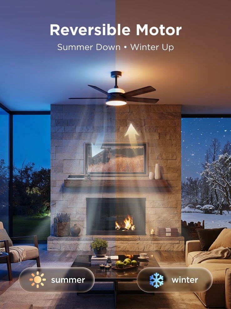 A Govee mennyezeti ventilátor világítással