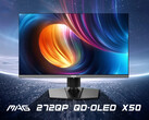 A MAG 272QP X50 az MSI második QD-OLED játékmonitora, amely 500 Hz-es frissítési frekvenciával rendelkezik. (Kép forrása: MSI via ITHome)