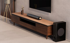 A Creative bemutatja a Stage Pro-t, egy külső mélynyomóval felszerelt soundbar-t. (Kép forrása: Creative Technology)