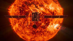 A Solar Orbiter űrszonda közeledik a Naphoz. A képen: a Solar Orbiter szonda koncepcionális ábrázolása (Kép forrása: ESA)