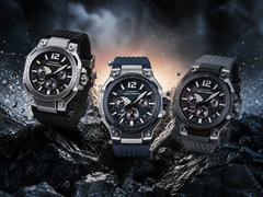 A Casio G-Shock GWR-B3000-1A, a GWR-B3000-2A és a GWR-B3000-8A (balról jobbra)