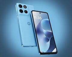 A Moto G17 három színben, köztük világoskékben kapható.