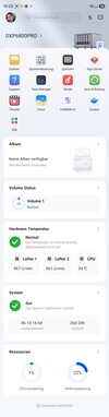 Az alkalmazás felülete