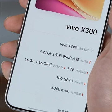 A Vivo X300. (Kép forrása: New Evaluation Technology)