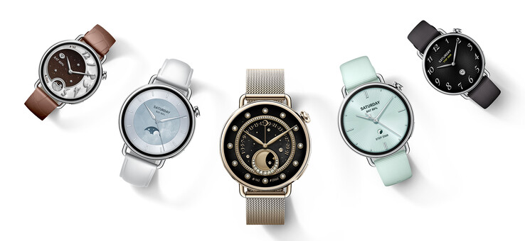 A Xiaomi Kínában többféle kivitelben árulja a 41 mm-es Watch S4-et. (Kép forrása: Xiaomi)