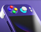 Az Anbernic RG476H a Gamecube ihlette színvariációban. (Kép forrása: Anbernic)