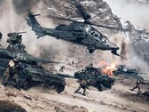A Battlefield 6, a képen látható, katonai járműveket és fegyveres figurákat bemutató screenshot erős visszatérésnek ígérkezik a játéksorozat számára. (Kép forrása: DICE)