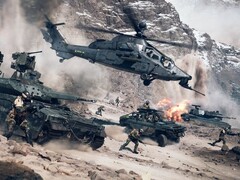 A Battlefield 6, a képen látható, katonai járműveket és fegyveres figurákat bemutató screenshot erős visszatérésnek ígérkezik a játéksorozat számára. (Kép forrása: DICE) 