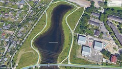 GNSS tesztútvonal: a tó körül