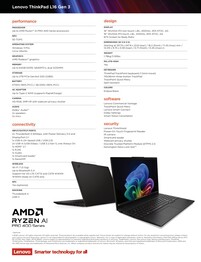 Lenovo ThinkPad L16 Gen 3 AMD specifikációk.