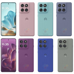 Az Edge 60 és az Edge 60 Pro, fentről lefelé haladva. (Kép forrása: via WinFuture)