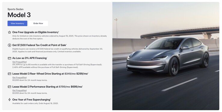 Az ingyenes Model 3 Supercharging promóció augusztus 18-án ér véget. (Kép forrása: Tesla)