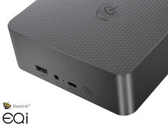 A felfrissített Beelink EQi12 ára 319 dollárról indul. A képen a mini PC promóciós képe. (Kép forrása: Beelink - szerk.)