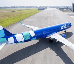 Egy JetBlue repülőgép (Kép forrása: Amazon)