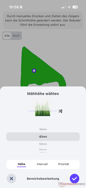 A vágási magasság beállítása